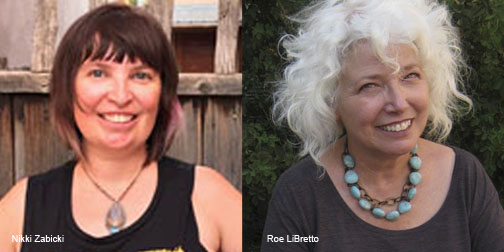 photograph of artists Nikki and Roe