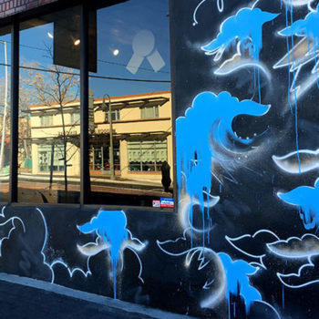 mural of waves